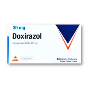DOXIRAZOL 30 MG ( DEXLANSOPRAZOLE ) 14 CAPSULES